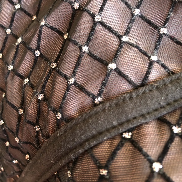 tight fitting black & sparkly party dress - Picture 4 of 4